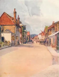 High Street, Leatherhead 1912, (1914). Artist: James S Ogilvy