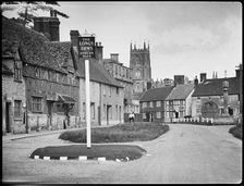 High Street, Steeple Ashton, Wiltshire, 1932. Creator: Marjory L Wight