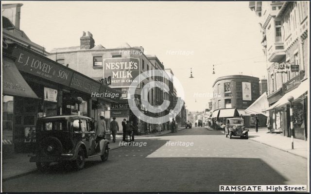 High Street, Ramsgate, Thanet, Kent, c1945-c1965. Creator: John Pennycuick.