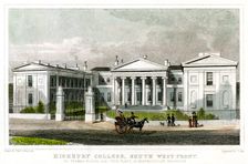 Highbury College, south-west front, Islington, London, 1827.Artist: Thomas Dale