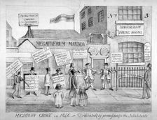 Highbury Grove in 1846 - Dedicated by permission to the inhabitants 1846. Artist: Anon