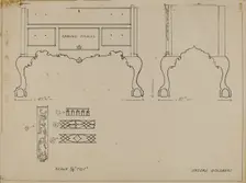 Highboy, 1935/1942. Creator: Unknown