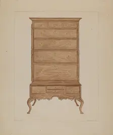 Highboy, 1935/1942. Creator: Frederick Jackson