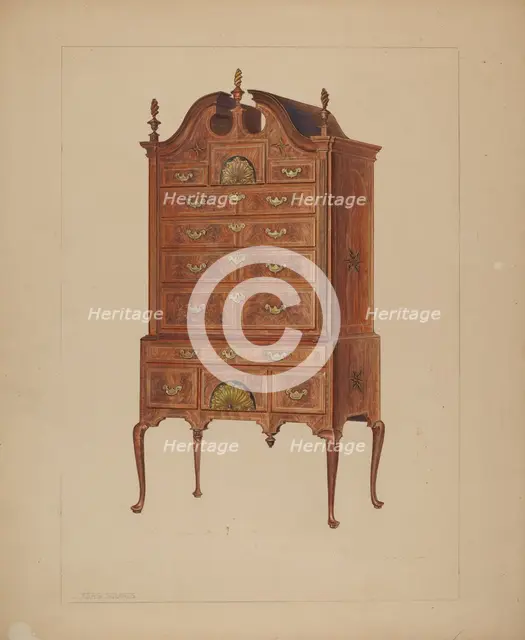 Highboy, 1936. Creator: Charles Squires.