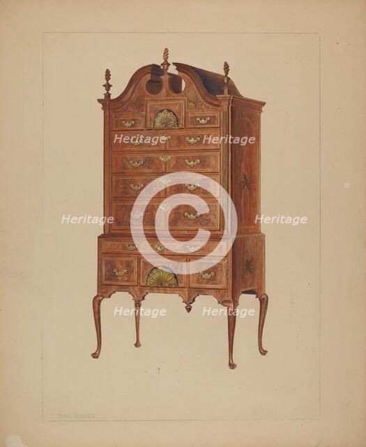 Highboy, 1936. Creator: Charles Squires.