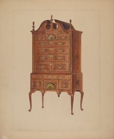 Highboy, 1936. Creator: Charles Squires