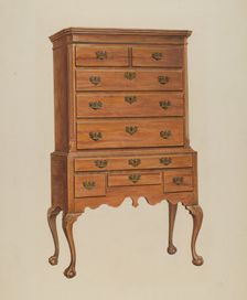 Highboy, c. 1936. Creator: Charles Squires