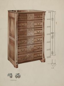 Highboy, c. 1936. Creator: Kurt Melzer