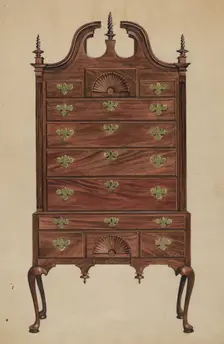 Highboy, c. 1936. Creator: Louis Annino