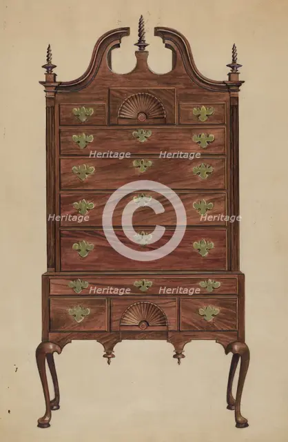 Highboy, c. 1936. Creator: Louis Annino.