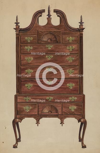 Highboy, c. 1936. Creator: Louis Annino.