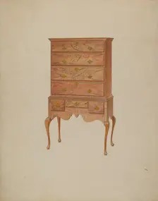 Highboy, c. 1937. Creator: Martin Partyka