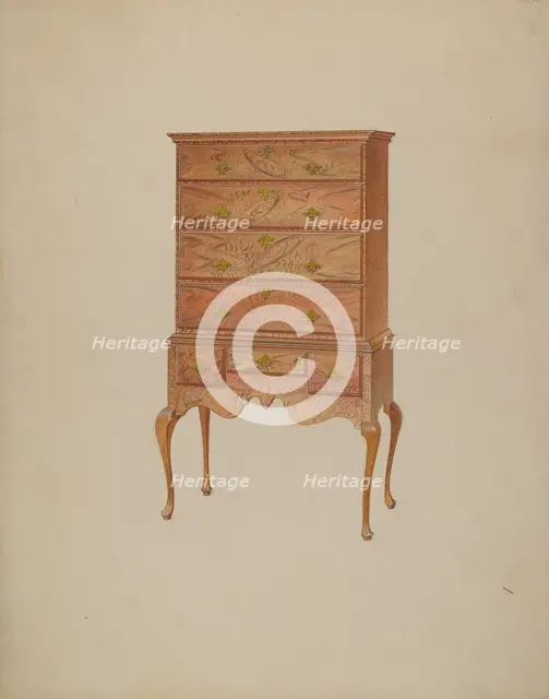 Highboy, c. 1937. Creator: Martin Partyka.