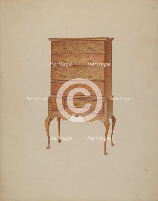 Highboy, c. 1937. Creator: Martin Partyka.