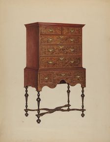 Highboy, c. 1938. Creator: Charles Squires