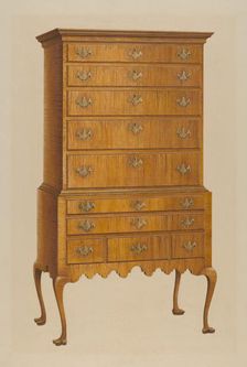 Highboy, c. 1938. Creator: Ferdinand Cartier