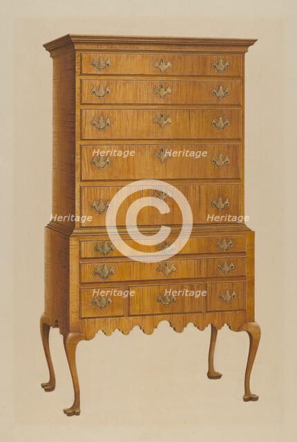 Highboy, c. 1938. Creator: Ferdinand Cartier.