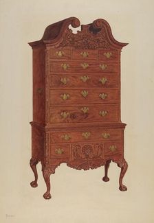 Highboy, c. 1938. Creator: Francis Borelli
