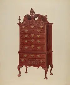 Highboy, c. 1939. Creator: Francis Borelli