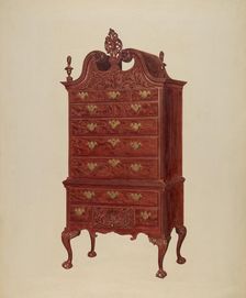 Highboy, c. 1939. Creator: Francis Borelli
