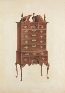 Highboy, c. 1939. Creator: Lawrence Phillips