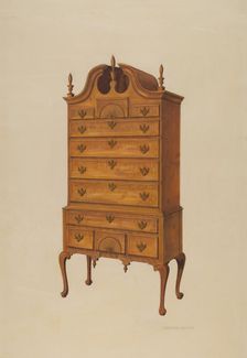 Highboy, c. 1939. Creator: Leonard Battee