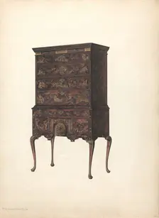 Highboy, c. 1940. Creator: M. Rosenshield-von-Paulin