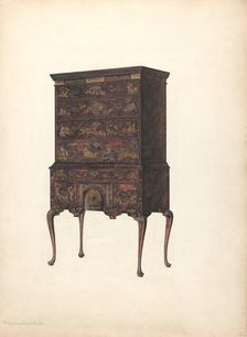 Highboy, c. 1940. Creator: M. Rosenshield-von-Paulin