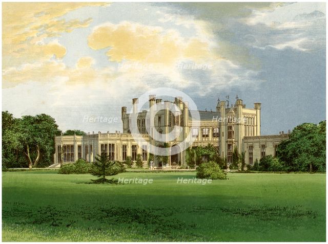 Highcliffe Castle, Dorset, home of the Marchioness of Waterford, c1880. Artist: Unknown