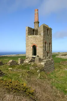 Higher Bal Mine engine house, Cornwall. Creator: Peter Thompson