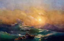 Highest Wave 1850, (1939). Creator: Ivan Ayvazovsky