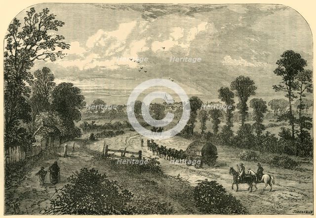 'Highgate, from Upper Holloway', c1876. Creator: Unknown.