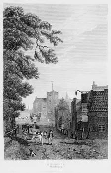 Highgate, London, 1814.Artist: J Shury