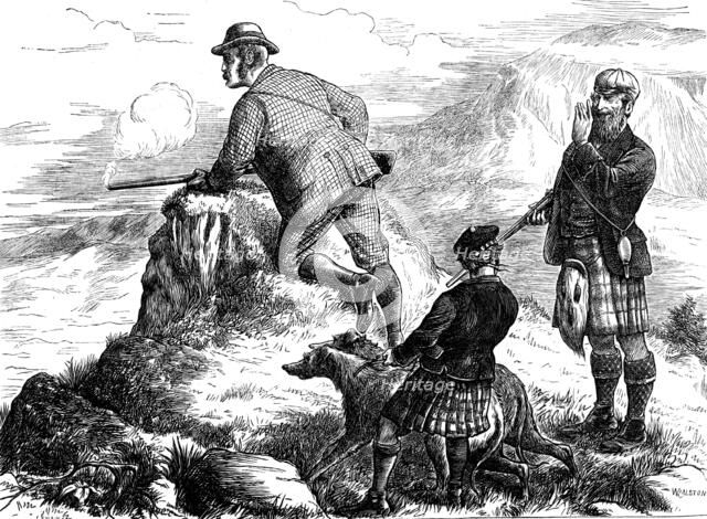 Highland Deerstalking: "By George! Missed Again", 1871. Creator: William Ralston.