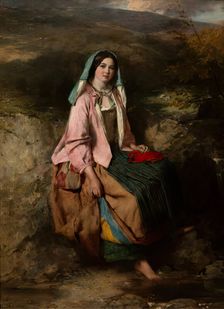 Highland Mary, 1857. Creator: Thomas Faed