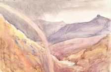 Highland Scenery with Rainbow, c1847 Creator: John Phillip