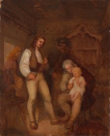 Highlander's Family, 1869. Creator: Aleksander Kotsis