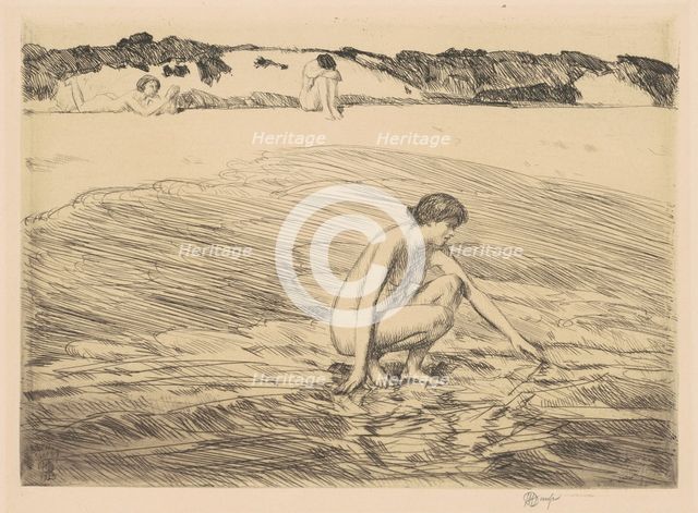 Hight Tide, Montauk, 1922. Creator: Frederick Childe Hassam.