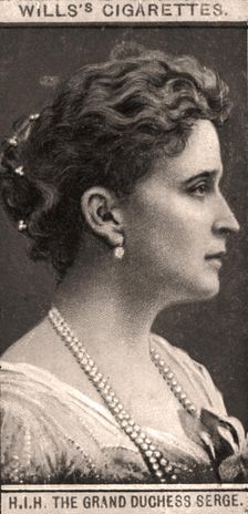 H.I.H The Grand Duchess Serge, 1908.Artist: WD & HO Wills