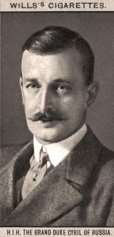 H.I.H The Grand Duke Cyril of Russia, 1908.Artist: WD & HO Wills
