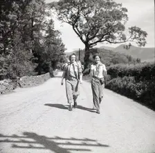 Hikers, Lake District, c1955. Creator: Arthur Charles Kirby Ware