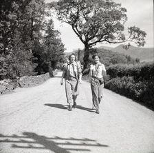 Hikers, Lake District, c1955. Creator: Arthur Charles Kirby Ware
