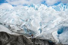 Hiking on a Glacier. Creator: Dorte Verner
