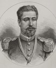 Hilarión Daza (1840-1894), Bolivian military and politician, 1878. Creator: Tomás Carlos Capuz