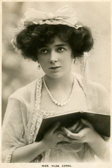 Hilda Coral, British actress, c1900s(?).Artist: Lallie Charles