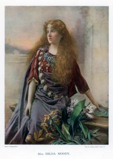 Hilda Moody, British actress, 1901.Artist: Ellis & Walery