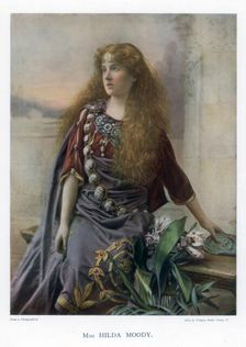Hilda Moody, British actress, 1901.Artist: Ellis & Walery