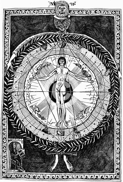 Hildegard of Bingen (1098-1179), German abbess and mystic. Artist: Unknown