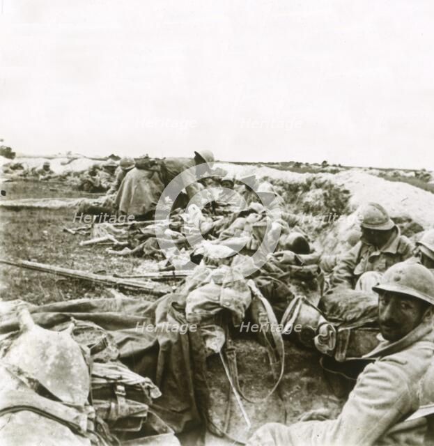 Hill 193, Champagne, northern France, c1914-c1918. Artist: Unknown.