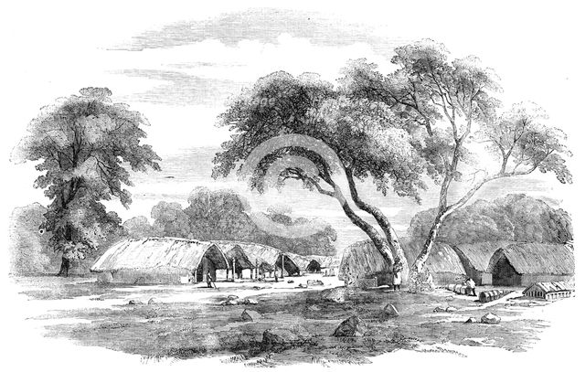 Hill Village in the Santhal Country, 1856.  Creator: Unknown.
